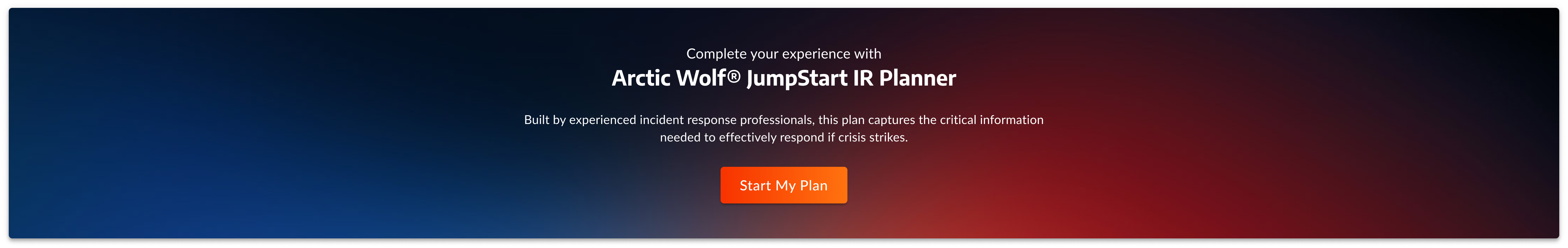 IR Planner Widget V1 granular sub-section breakdown